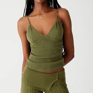 Xavier cable cloud knit camisole frankie’s bikinis